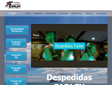 Tablet Screenshot of despedidasfarley.com